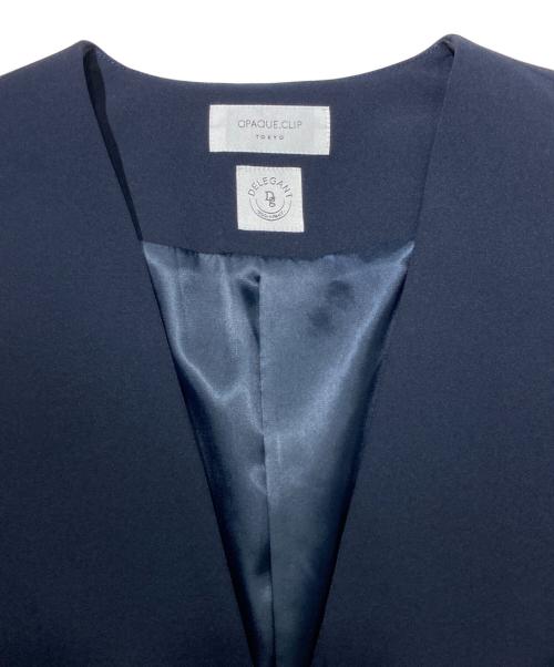 OPAQUE.CLIP（オペークドットクリップ）OPAQUE.CLIP (オペークドットクリップ) DELEGANT ダブルクロスセットアップスーツ ネイビー サイズ:42の古着・服飾アイテム