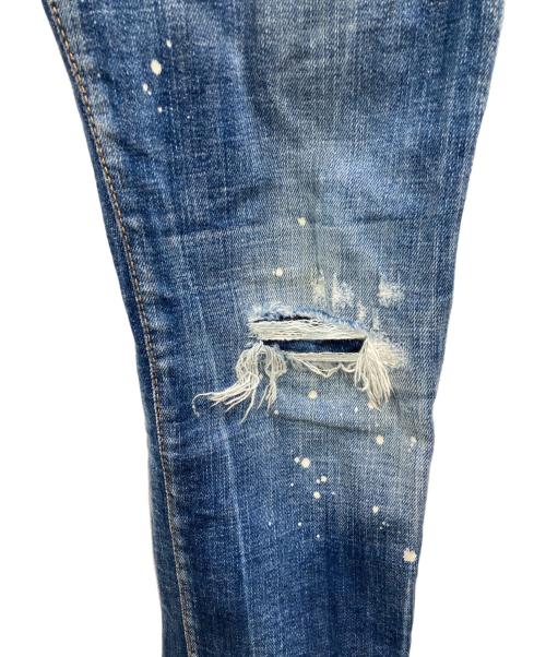 DSQUARED2（ディースクエアード）DSQUARED2 (ディースクエアード) SUPER TWINKY JEANS ブルー サイズ:SIZE 46の古着・服飾アイテム