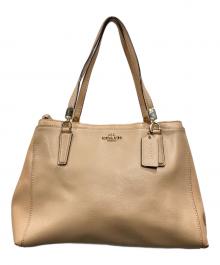 COACH（コーチ）の古着「クリスティー スモール キャリーオール」｜ベージュ