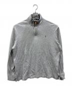 POLO RALPH LAURENポロ・ラルフローレン）の古着「ハーフジップニット」｜グレー