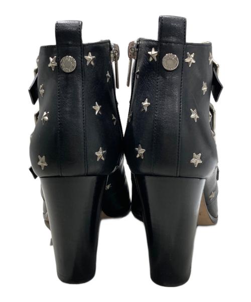 JIMMY CHOO（ジミーチュウ）JIMMY CHOO (ジミーチュウ) ショートブーツ ブラック サイズ:36 1/2の古着・服飾アイテム
