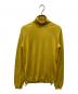 JIL SANDER（ジルサンダー）の古着「カシミヤシルクタートルネックニット」｜イエロー