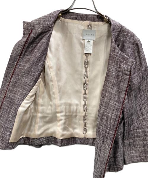 CELINE（セリーヌ）CELINE (セリーヌ) セットアップ パープル サイズ:38の古着・服飾アイテム