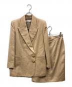 Christian Diorクリスチャン ディオール）の古着「ウールセットアップ」｜ベージュ
