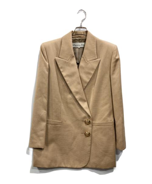 Christian Dior（クリスチャン ディオール）Christian Dior (クリスチャン ディオール) ウールセットアップ ベージュ サイズ:11の古着・服飾アイテム