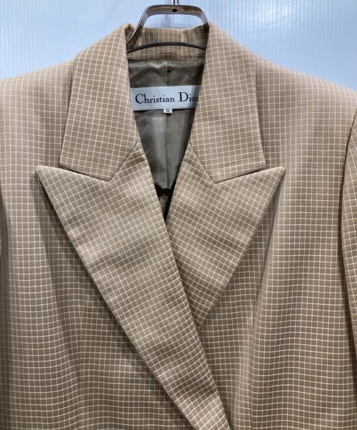 Christian Dior（クリスチャン ディオール）Christian Dior (クリスチャン ディオール) ウールセットアップ ベージュ サイズ:11の古着・服飾アイテム