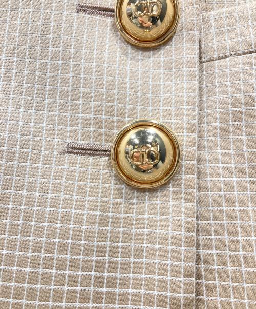 Christian Dior（クリスチャン ディオール）Christian Dior (クリスチャン ディオール) ウールセットアップ ベージュ サイズ:11の古着・服飾アイテム