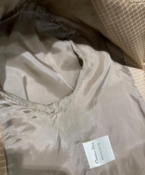 Christian Dior（クリスチャン ディオール）Christian Dior (クリスチャン ディオール) ウールセットアップ ベージュ サイズ:11の古着・服飾アイテム