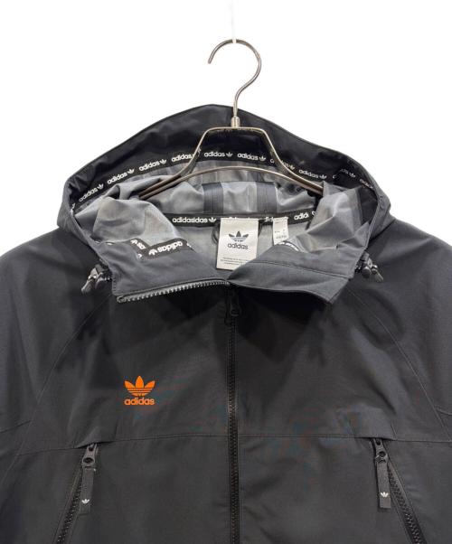 adidas Originals（アディダスオリジナル）adidas originals (アディダスオリジナル) フーデッドジャケット ブラック サイズ:Sの古着・服飾アイテム