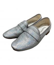 repetto（レペット）の古着「Michaelグリッターローファー」｜シルバー
