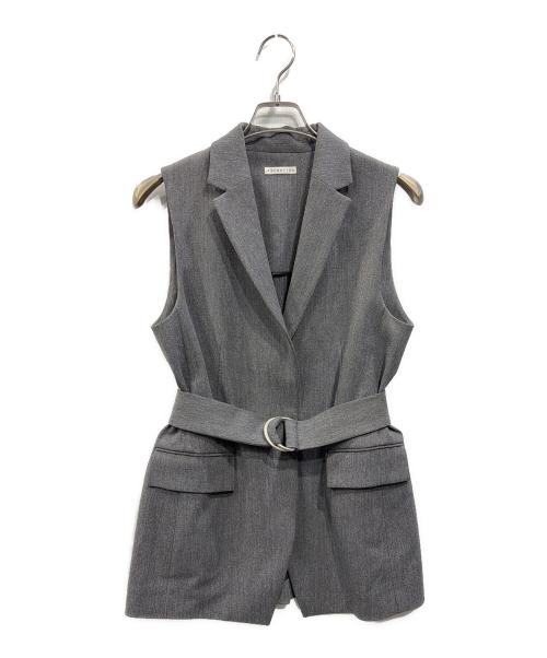ESTNATION（エストネーション）ESTNATION (エストネーション) トップベルトテーラードジレ グレー サイズ:Freeの古着・服飾アイテム