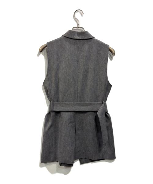 ESTNATION（エストネーション）ESTNATION (エストネーション) トップベルトテーラードジレ グレー サイズ:Freeの古着・服飾アイテム