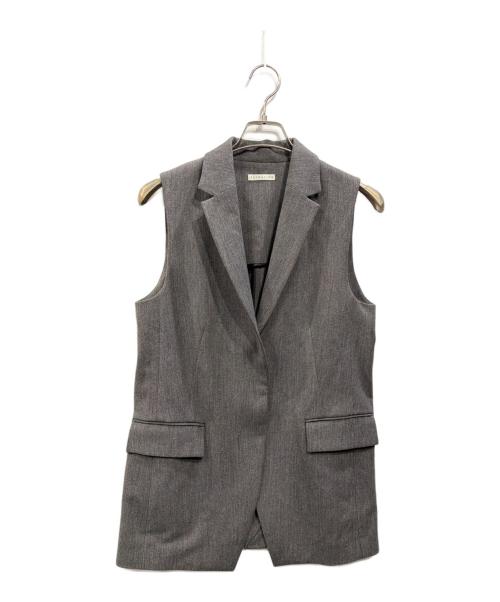 ESTNATION（エストネーション）ESTNATION (エストネーション) トップベルトテーラードジレ グレー サイズ:Freeの古着・服飾アイテム