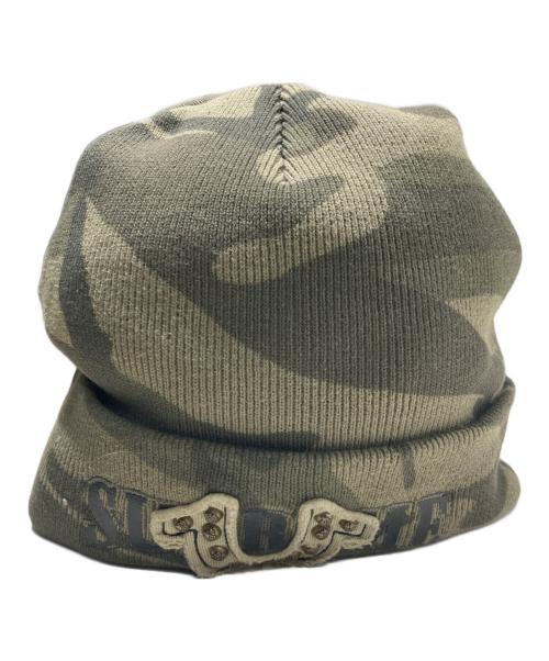 SUPREME（シュプリーム）Supreme (シュプリーム) TRUE RELIGION (トゥルー レリジョン) ニット帽 オリーブ サイズ:-の古着・服飾アイテム