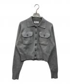 Adam et Ropeアダム エ ロペ）の古着「コットンカシミヤポケットカーディガン」｜グレー