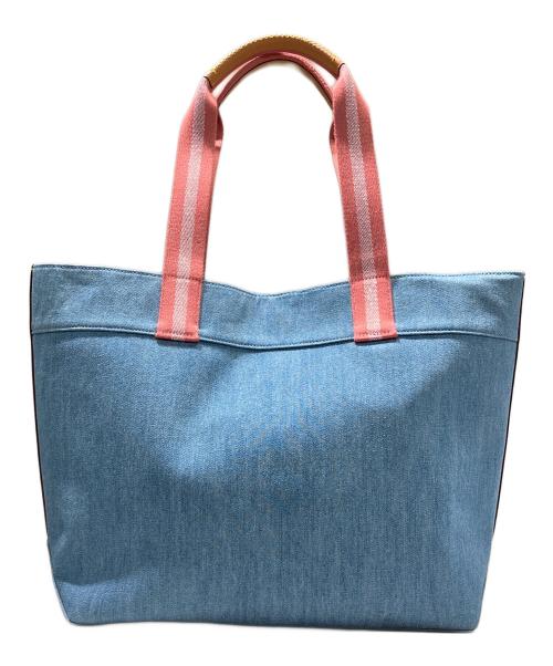 COACH（コーチ）COACH (コーチ) デニムトートバッグ ブルーの古着・服飾アイテム