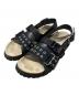 sacai（サカイ）の古着「Jules Leather Sandals」｜ブラック