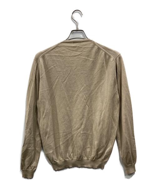 PRADA（プラダ）PRADA (プラダ) Vネックニット ベージュ サイズ:50の古着・服飾アイテム
