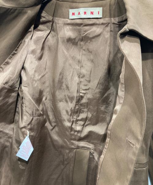 MARNI（マルニ）MARNI (マルニ) コットンジャケット ブラウン サイズ:40の古着・服飾アイテム