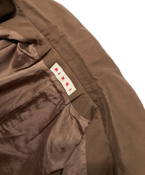 MARNI（マルニ）MARNI (マルニ) コットンジャケット ブラウン サイズ:40の古着・服飾アイテム