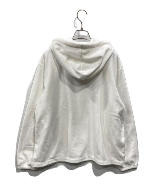 Patagonia（パタゴニア）Patagonia (パタゴニア) マイクロ D・フリース・フーディ ホワイト サイズ:Lの古着・服飾アイテム