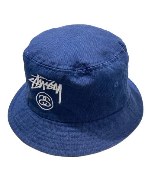 stussy（ステューシー）stussy (ステューシー) バケットハット ネイビー サイズ:SMの古着・服飾アイテム