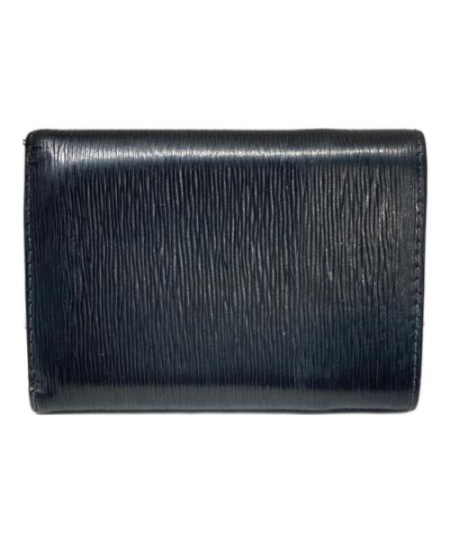 PRADA（プラダ）PRADA (プラダ) 3つ折り財布 ブラックの古着・服飾アイテム