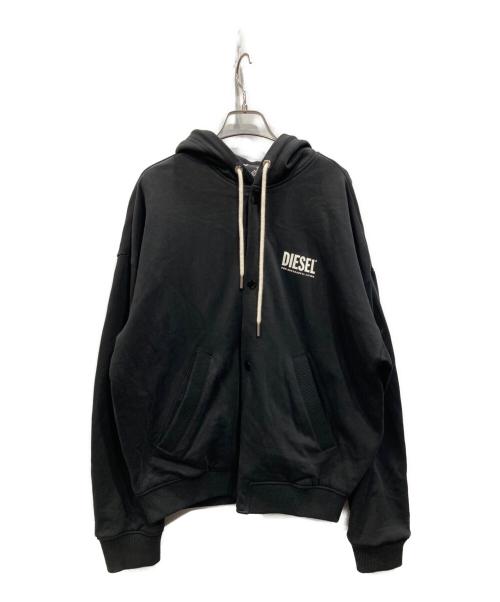 DIESEL（ディーゼル）DIESEL (ディーゼル) フーデッドジャケット ブラック サイズ:Lの古着・服飾アイテム