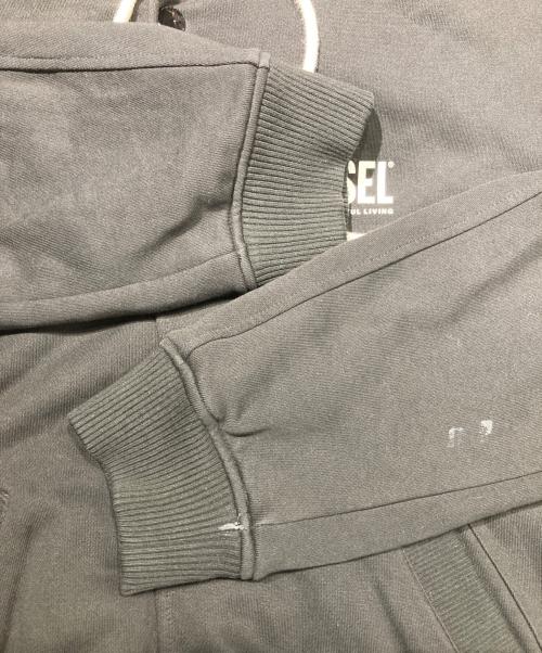 DIESEL（ディーゼル）DIESEL (ディーゼル) フーデッドジャケット ブラック サイズ:Lの古着・服飾アイテム