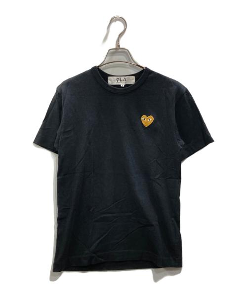 PLAY COMME des GARCONS（プレイコムデギャルソン）PLAY COMME des GARCONS (プレイコムデギャルソン) ハートロゴTシャツ ブラック サイズ:Sの古着・服飾アイテム