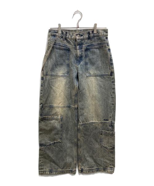 X-GIRL（エックスガール）X-GIRL (エックスガール) WORK DENIM PANTS ブルー サイズ:Sの古着・服飾アイテム