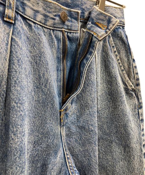 X-GIRL（エックスガール）X-girl (エックスガール) KNEE SLIT W LEG DENIM PT ブルー サイズ:Sの古着・服飾アイテム