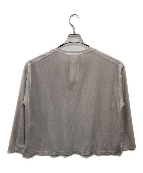 BEAUTY&YOUTH（ビューティーアンドユース）BEAUTY&YOUTH (ビューティーアンドユース) ベロアカットソー グレー サイズ:Freeの古着・服飾アイテム