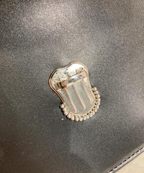 Tanaka Daisuke（タナカ ダイスケ）tanaka daisuke (タナカ ダイスケ) シルバータグミニハンドバッグ ブラックの古着・服飾アイテム