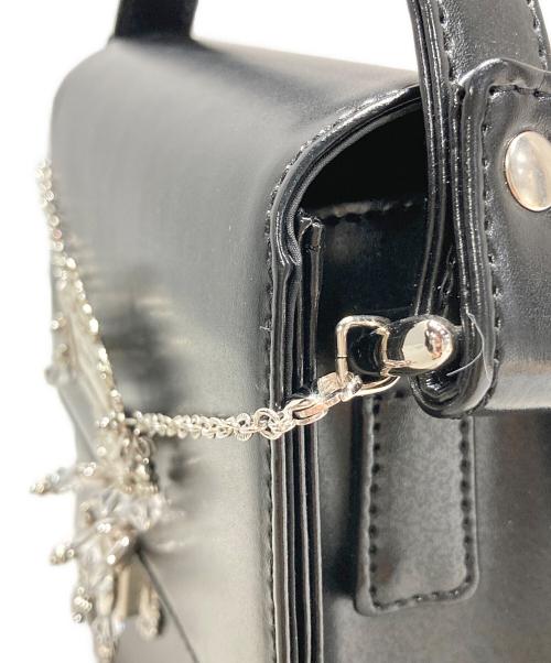 Tanaka Daisuke（タナカ ダイスケ）tanaka daisuke (タナカ ダイスケ) シルバータグミニハンドバッグ ブラックの古着・服飾アイテム