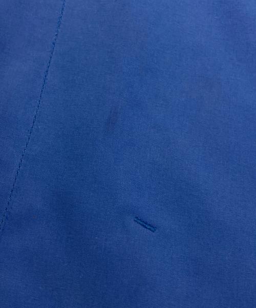 MEGMIURA（メグミウラ）MEGMIURA (メグミウラ) THREE LAYER VEST PONCHO ブルー サイズ:38の古着・服飾アイテム