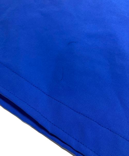 MEGMIURA（メグミウラ）MEGMIURA (メグミウラ) THREE LAYER VEST PONCHO ブルー サイズ:38の古着・服飾アイテム
