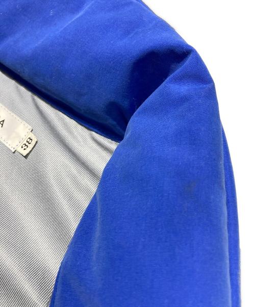 MEGMIURA（メグミウラ）MEGMIURA (メグミウラ) THREE LAYER VEST PONCHO ブルー サイズ:38の古着・服飾アイテム