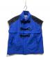 MEGMIURA（メグミウラ）の古着「THREE LAYER VEST PONCHO」｜ブルー