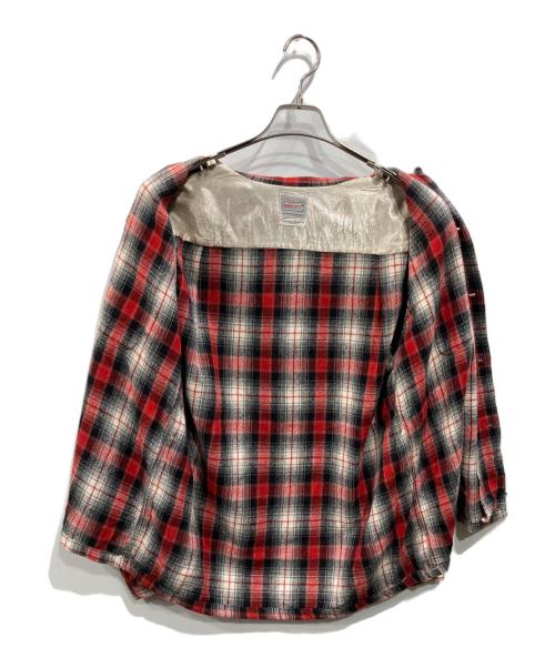 BRENT（ブレント）BRENT (ブレント) オープンカラーチェックシャツ レッド サイズ:SIZE Mの古着・服飾アイテム