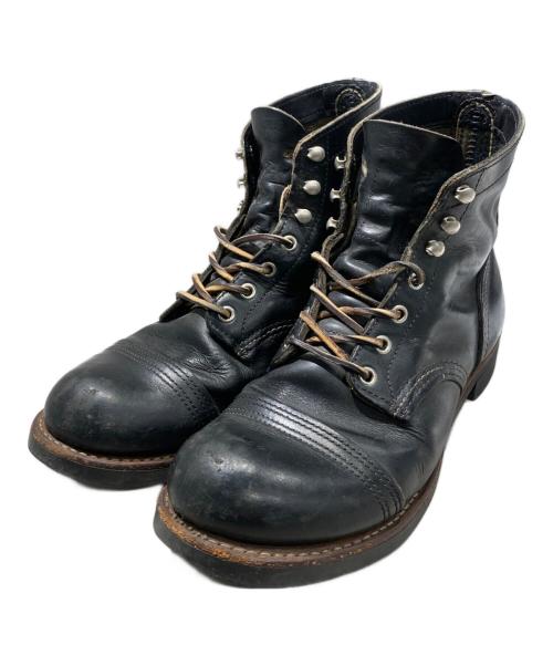 RED WING（レッドウィング）RED WING (レッドウィング) Iron Ranger ブラック サイズ:25.5cmの古着・服飾アイテム