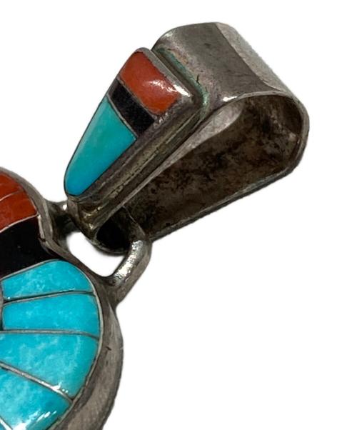 INDIAN JEWERY（インディアン ジュエリー）INDIAN JEWERY (インディアン ジュエリー) サンフェイスペンダントトップ スカイブルー サイズ:-の古着・服飾アイテム