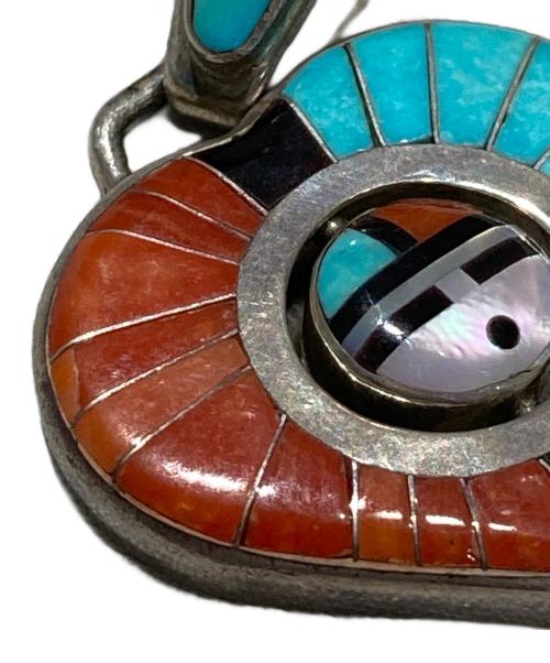 INDIAN JEWERY（インディアン ジュエリー）INDIAN JEWERY (インディアン ジュエリー) サンフェイスペンダントトップ スカイブルー サイズ:-の古着・服飾アイテム