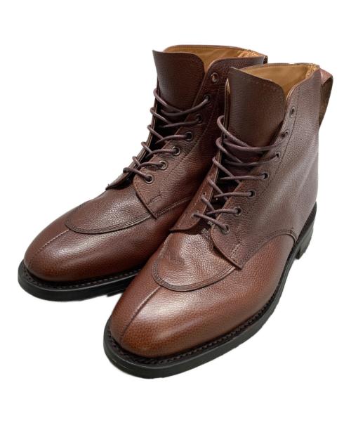 SANDERS（サンダース）SANDERS (サンダース) Uチップブーツ ブラウン サイズ:SIZE UK8の古着・服飾アイテム