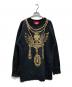 Vivienne Westwood RED LABEL（ヴィヴィアンウエストウッドレッドレーベル）の古着「ラバージュエリーネックレスプリントスウェット」｜ブラック