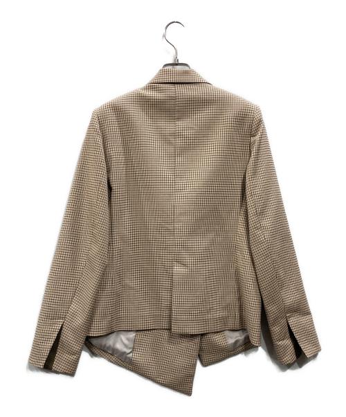 UNITED TOKYO（ユナイテッドトーキョー）UNITED TOKYO (ユナイテッドトーキョー) アシメフロントジャケット ベージュ サイズ:Sの古着・服飾アイテム