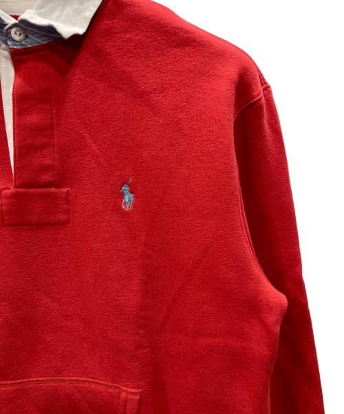 POLO RALPH LAUREN（ポロ・ラルフローレン）POLO RALPH LAUREN (ポロ・ラルフローレン) ラガーシャツ レッド サイズ:Ｓの古着・服飾アイテム