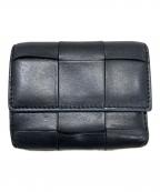 BOTTEGA VENETAボッテガベネタ）の古着「3つ折り財布」｜ブラック