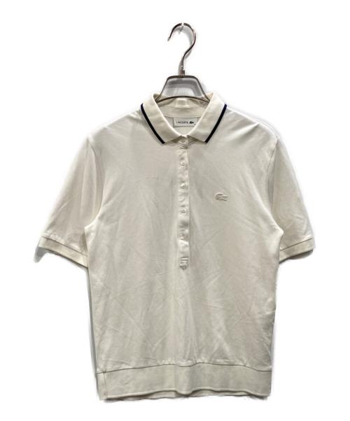 LACOSTE（ラコステ）LACOSTE (ラコステ) ポロシャツ ホワイト サイズ:38の古着・服飾アイテム