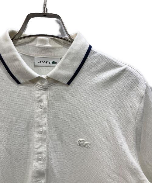 LACOSTE（ラコステ）LACOSTE (ラコステ) ポロシャツ ホワイト サイズ:38の古着・服飾アイテム